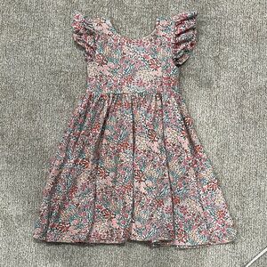 Floral Pink Kids Dress